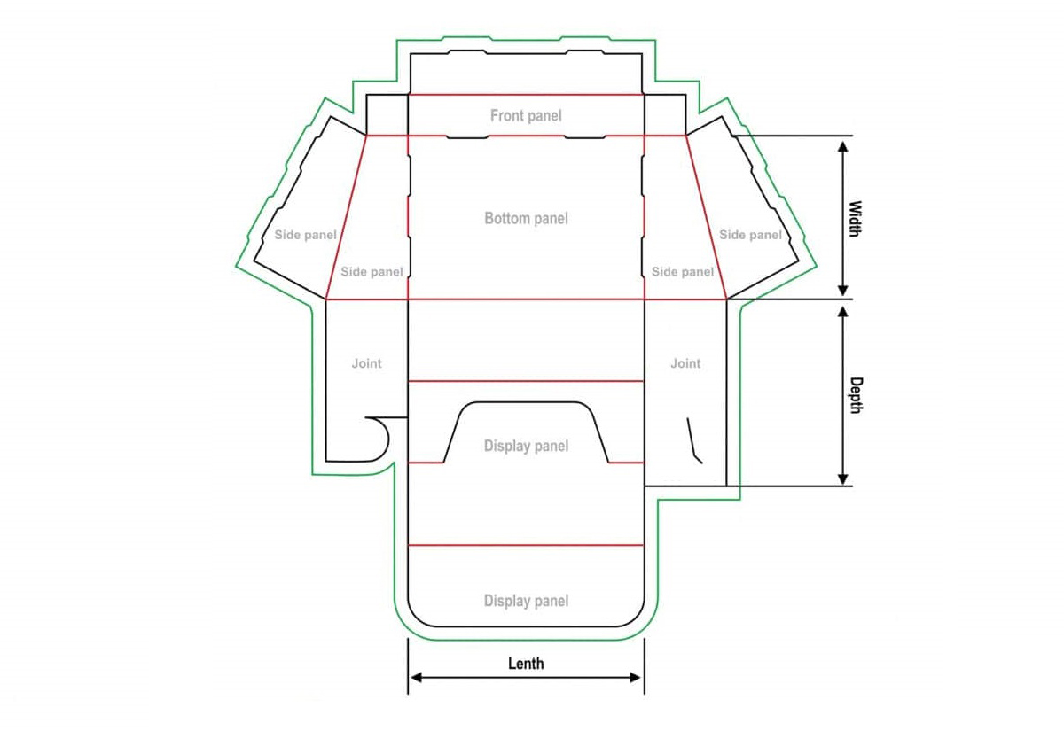 Self-Locked Tray